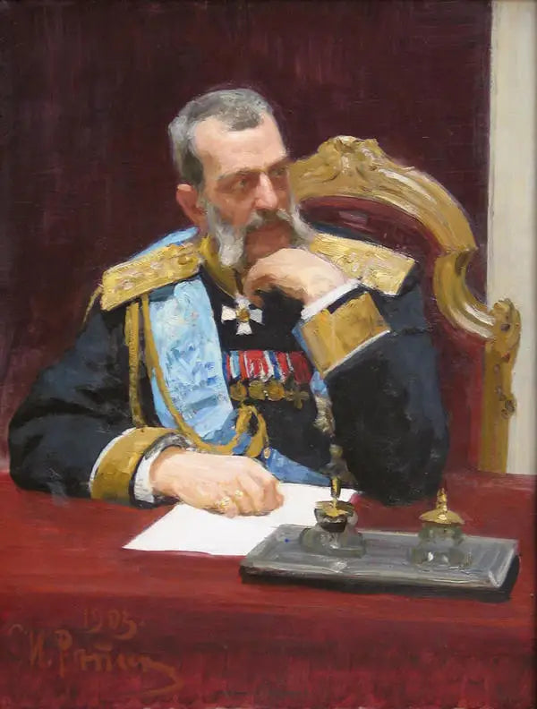 Portret van de groot-duc Vladimir Alexandrovitch - Ilya Repin