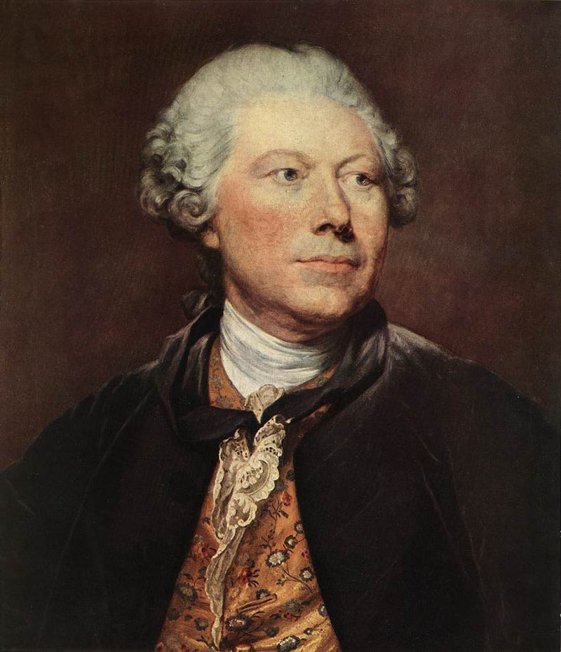 Portret van de graveur Jean-Georges Wille - Jean-Baptiste Greuze
