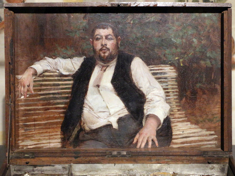 Portret van de tuinman van Veil-Picard - Giovanni Boldini