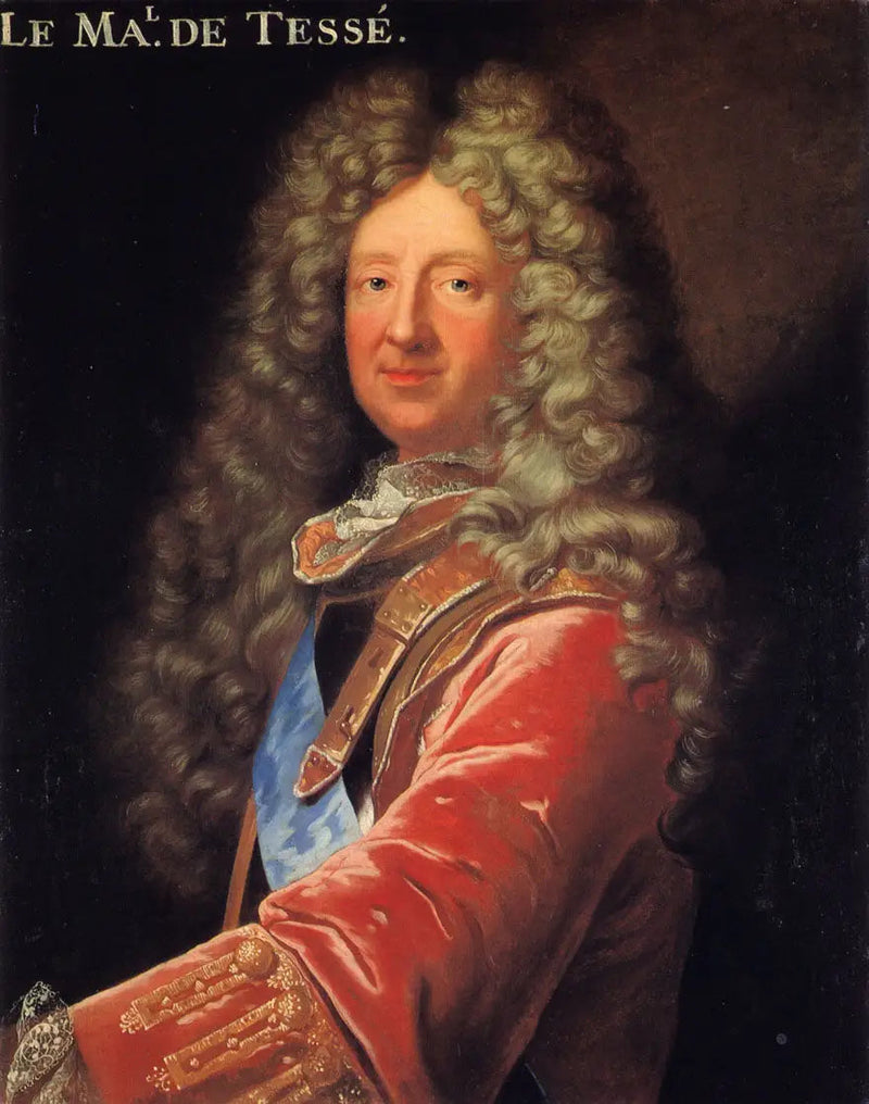 Portret van generaal de Tessé - Hyacinthe Rigaud