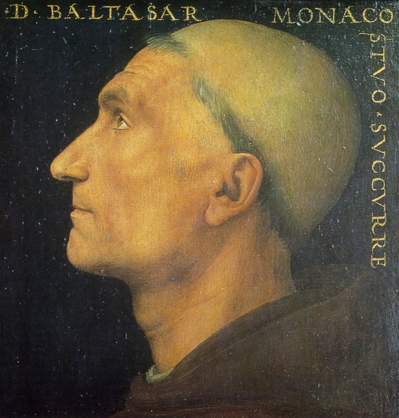Portret van monnik Baldassarre - Pietro Perugino