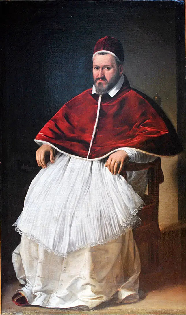 Portret van paus Paulus V - Caravaggio