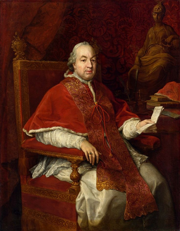 Portret van paus Pius VI. - Pompeo Batoni