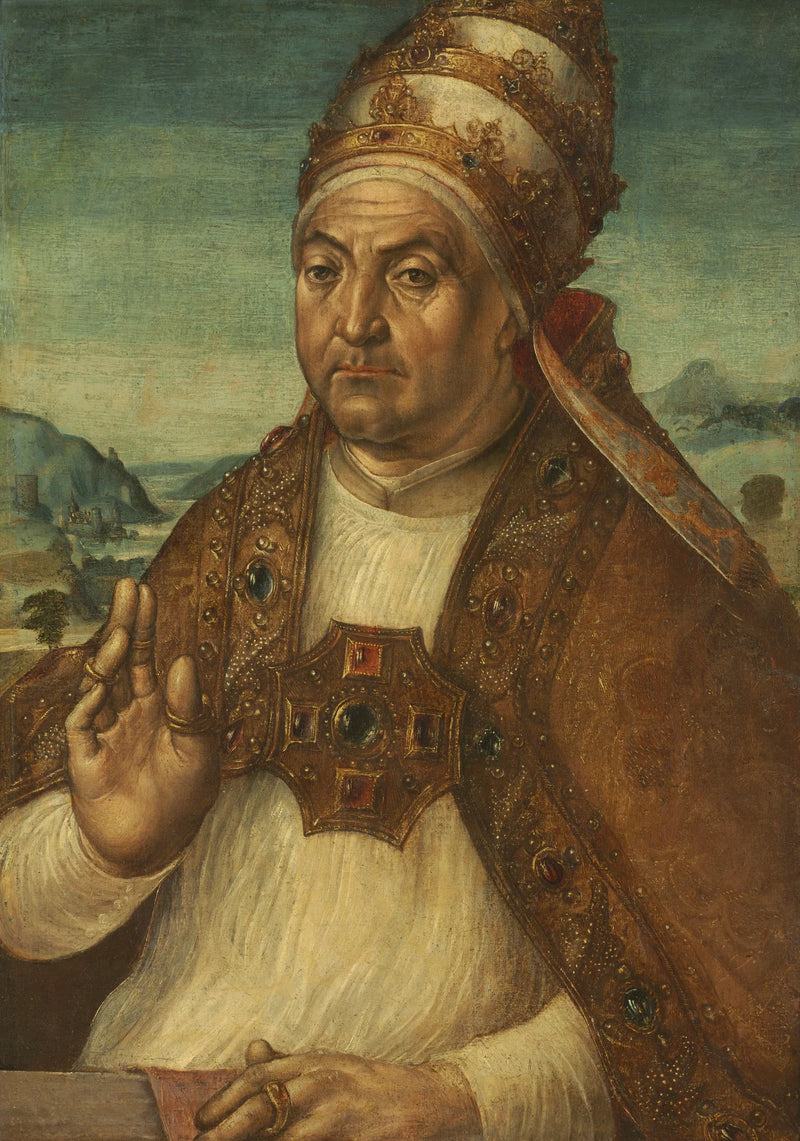 Portret van paus Sixtus IV della Rovere - Pedro Berruguete