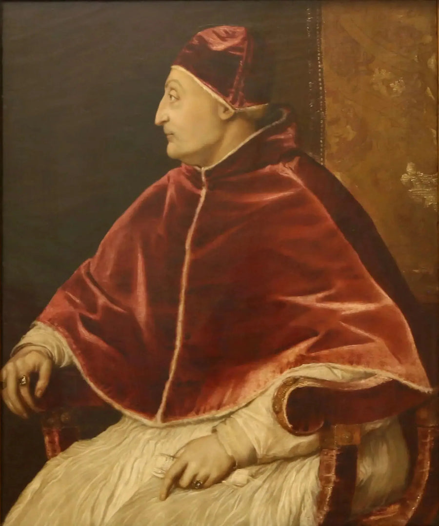 Portret van paus Sixtus IV - Titian