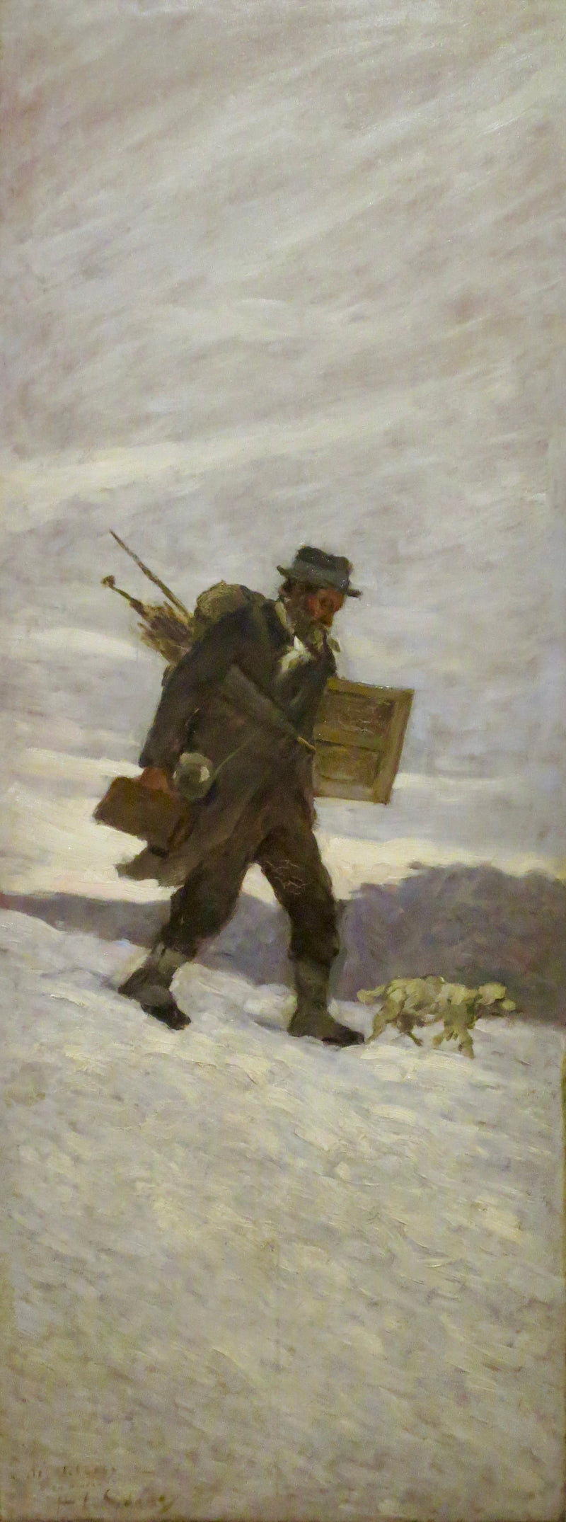 Portret van de schilder Eugène Chigot - Henri Le Sidaner