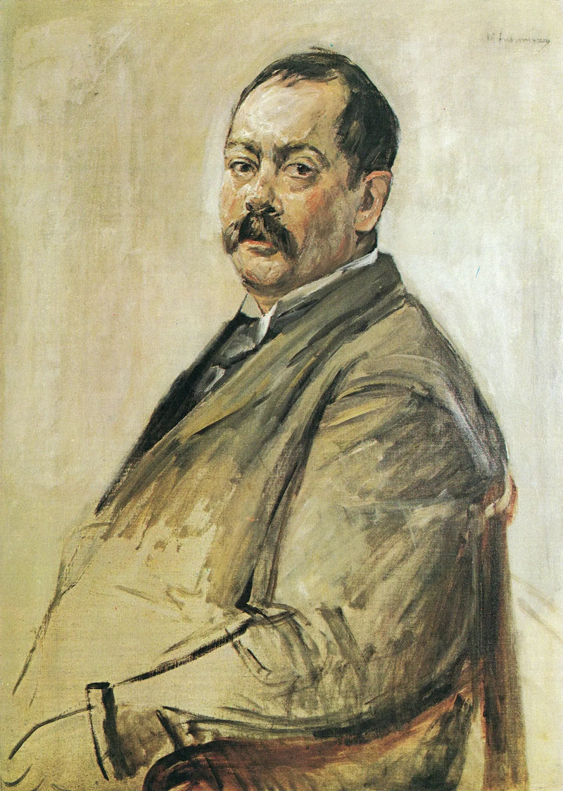 Portret van de schilder Lovis Corinth - Max Liebermann