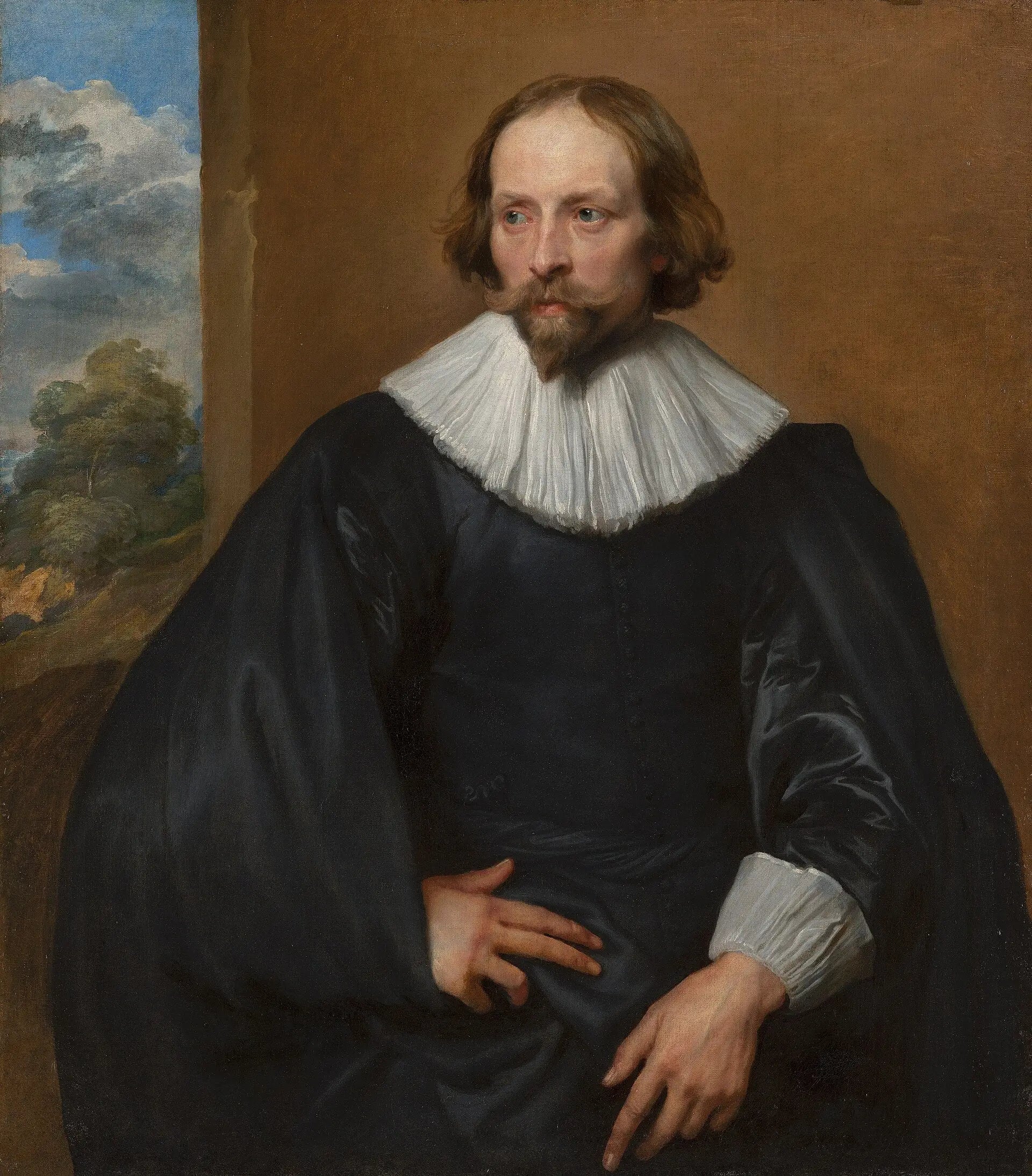Portrait du peintre Quintijn Symons - Antoine van Dyck image 1 tableau peint à l’huile sur toile