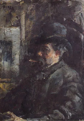 Portret van de schilder Vogels - Jan Toorop