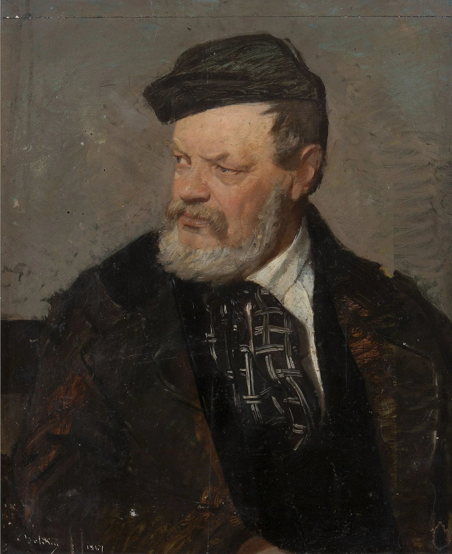 Portret van de vader van de kunstenaar, Antonio Boldini - Giovanni Boldini