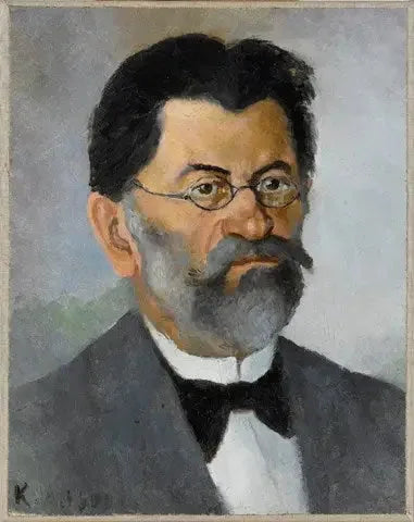 Portret van de vader van de kunstenaar - Kazimir Malevich