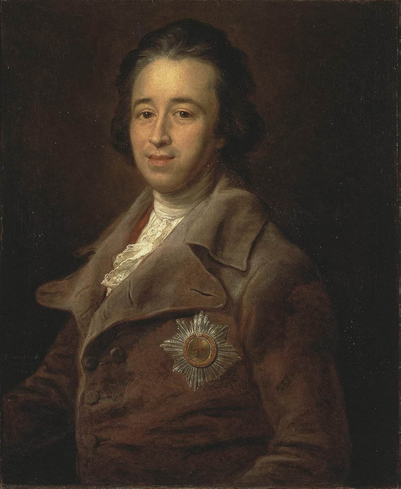 Portret van prins B. Kourakine - Pompeo Batoni
