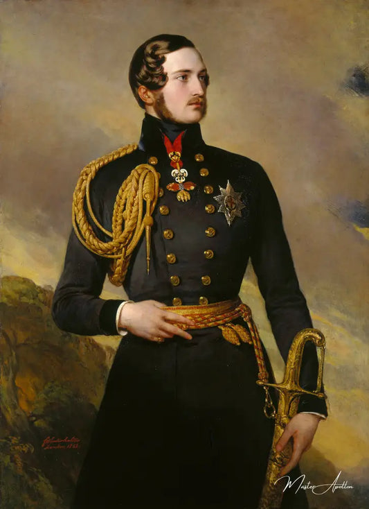 Portrait du prince consort Albert, 1842 - Franz Xaver Winterhalter - Reproductions de tableaux et peintures haut de gamme