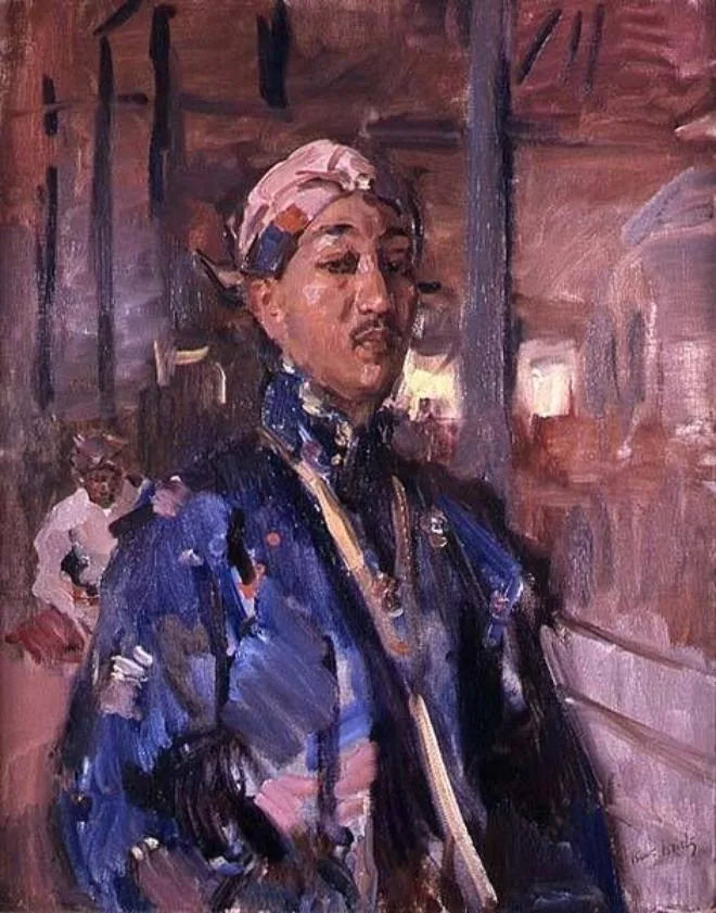 Portret van de Javaanse prins: sultan van Pangéran Ario Praboe Mangkoenegara VI - Isaac Israëls