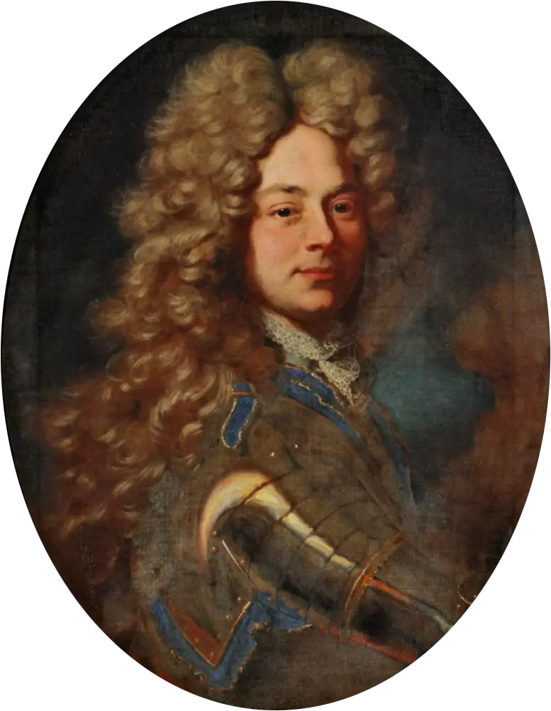 Portret van prins Johann-Wilhelm de Saxe-Gotha - Hyacinthe Rigaud