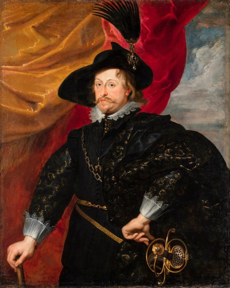 Portret van prins Ladislas Vasa. - Peter Paul Rubens