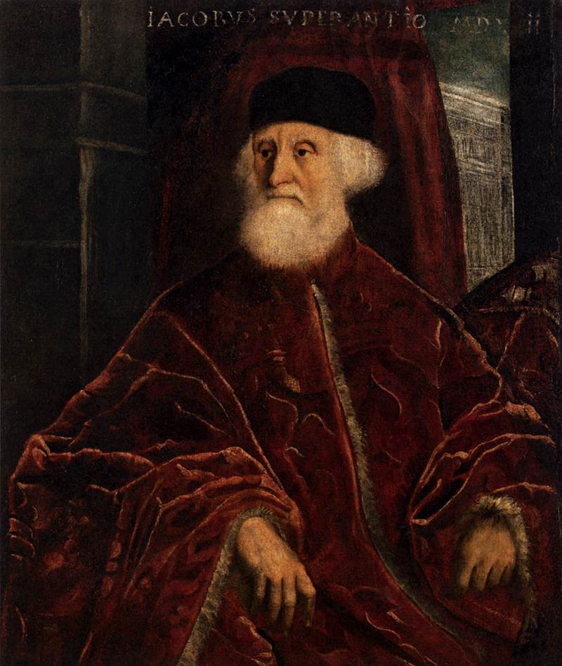 Portret van procureur Jacopo Soranzo - Jacopo Tintoretto