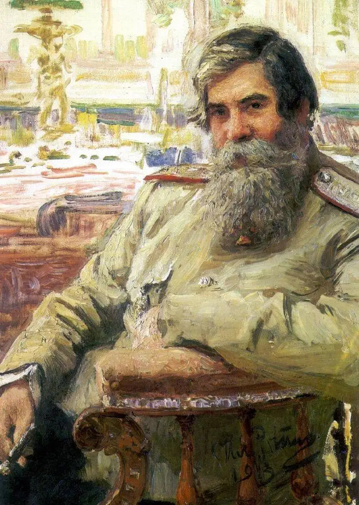Portret van de psychiater en neuroloog V. M. Bekhterev (1913) - Ilya Repin