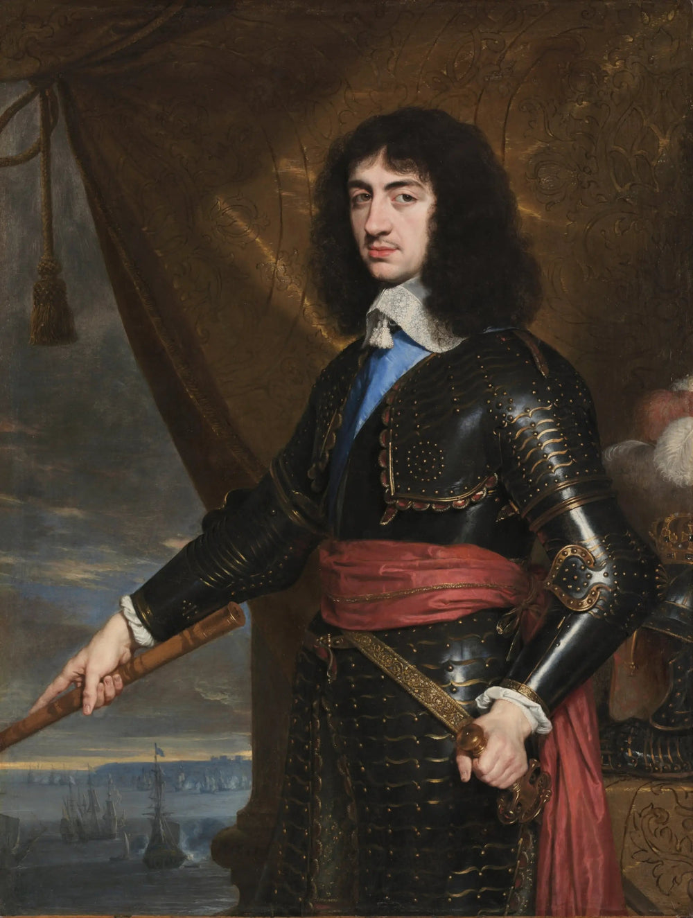Portrait du roi Charles II d’Angleterre - Philippe de Champaigne - Alpha Reproduction