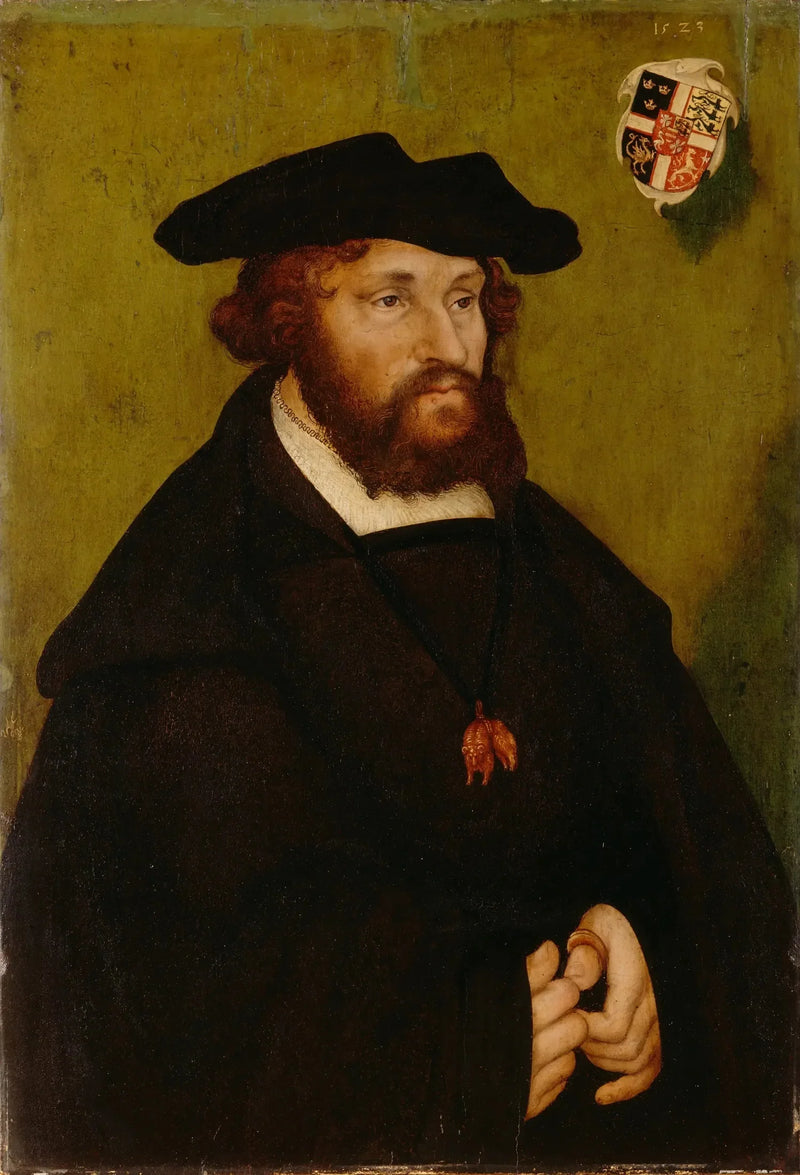 Portret van koning Christian II van Denemarken - Lucas Cranach de Oudere