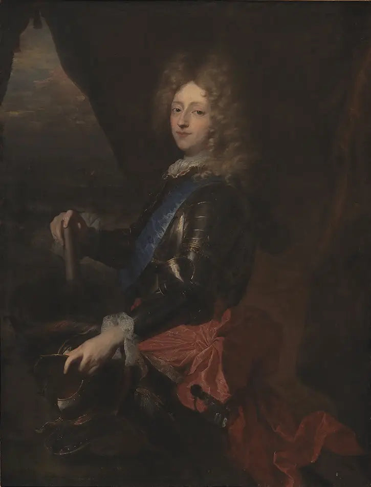 Portret van koning Frederik IV als prins - Hyacinthe Rigaud