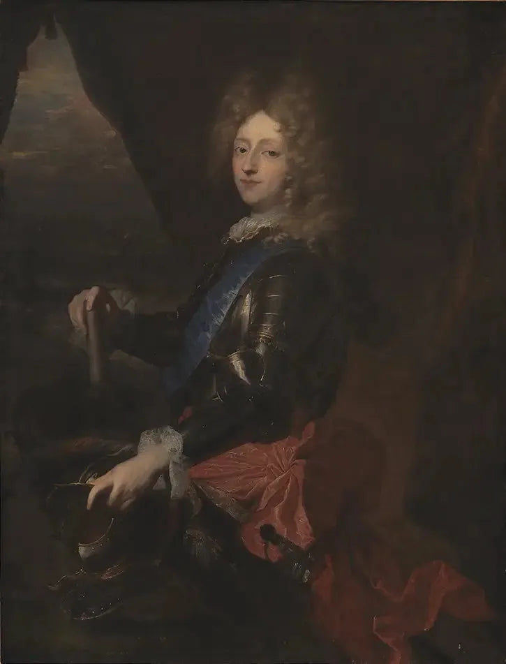 Portret van koning Frederik IV als prins - Hyacinthe Rigaud