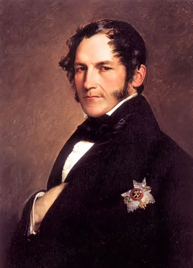 Portret van koning Leopold I in een zwart pak - Franz Xaver Winterhalter

Source:
Portrait du roi Léopold Ier en habit noir - Franz Xaver Winterhalter