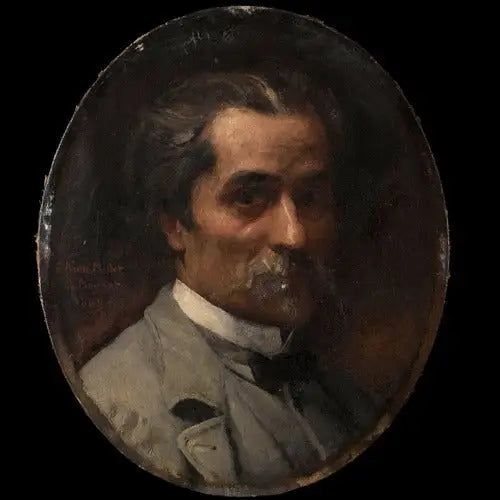 Portret van beeldhouwer Aimé Millet - Léon Bonnat