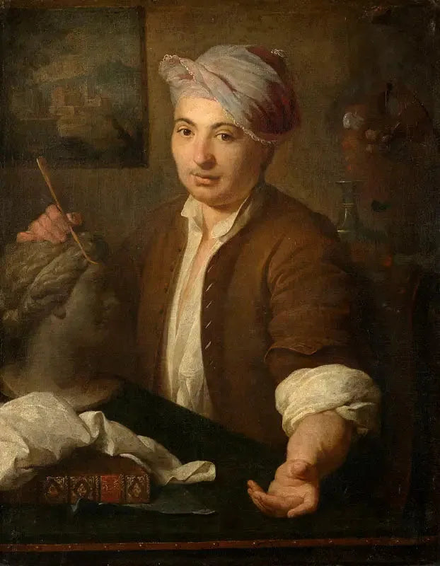Portret van beeldhouwer Pierre Lucas - Pierre Subleyras
