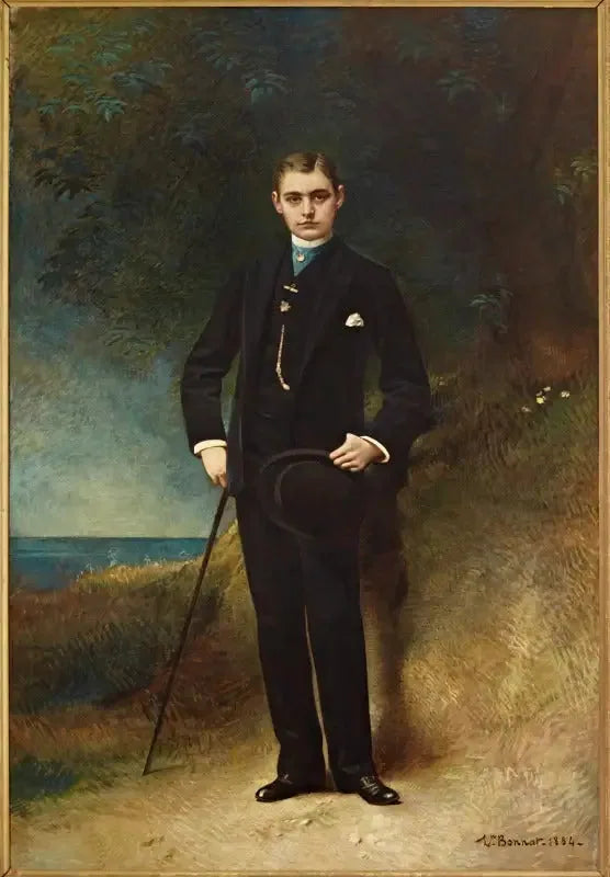 Portret van senator Leland Stanford - Léon Bonnat