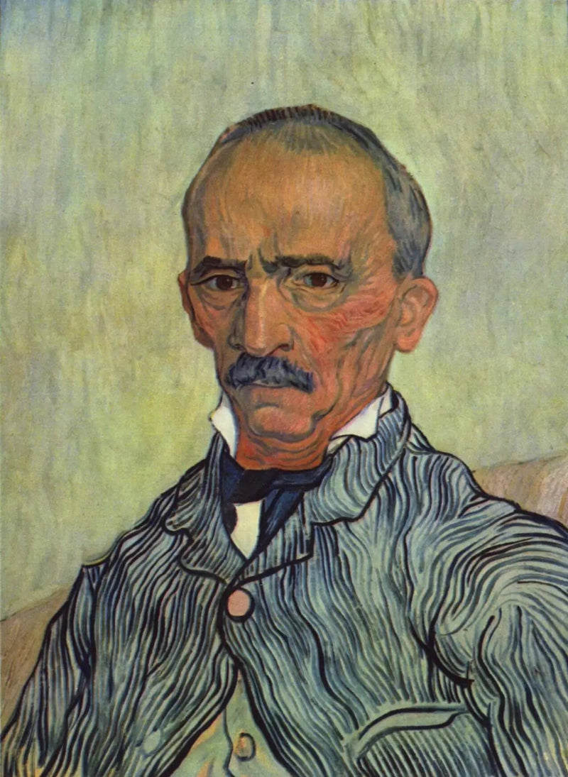 Portret van superintendent Trabuc in het Saint-Paul ziekenhuis - Vincent van Gogh