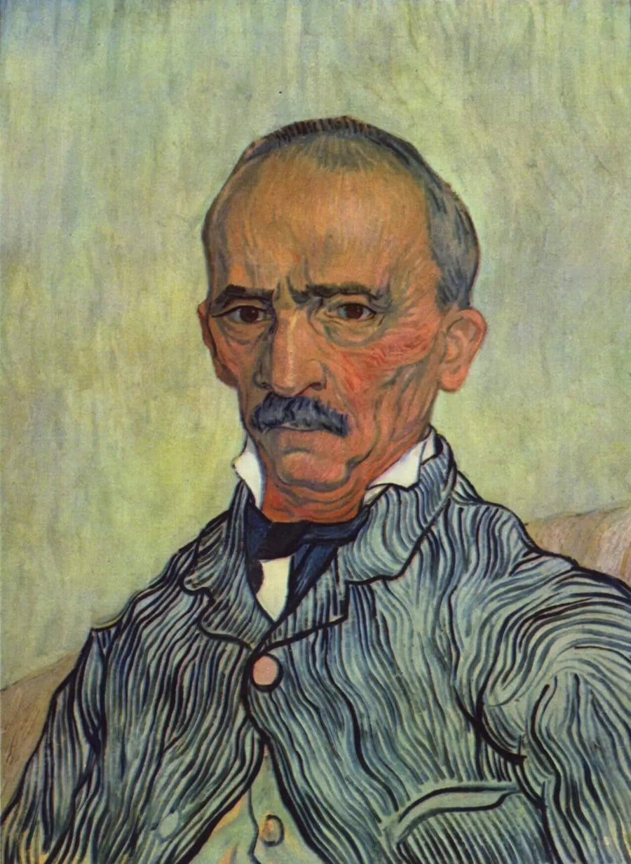 Portret van superintendent Trabuc in het Saint-Paul ziekenhuis - Vincent van Gogh