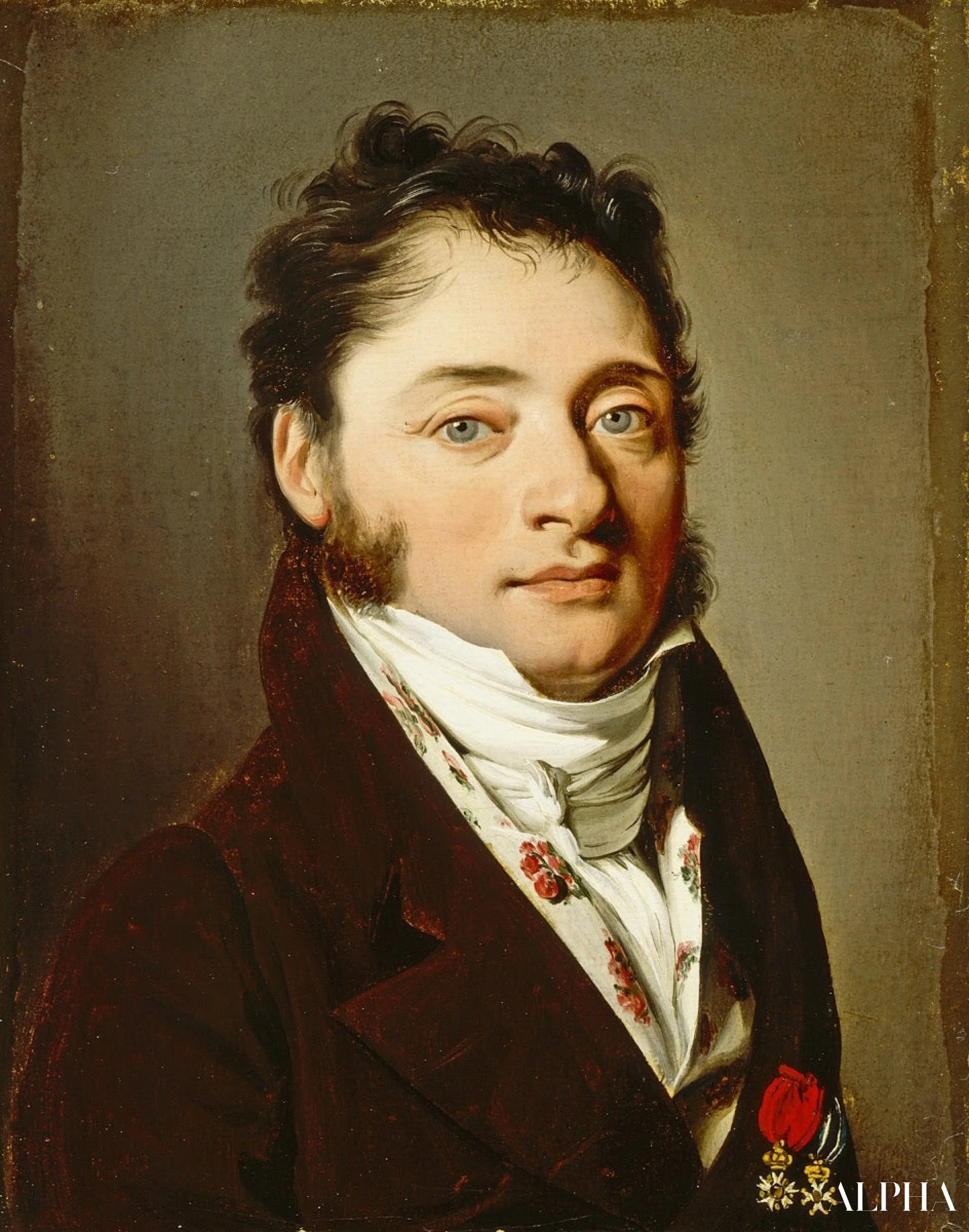 Portret van een gentleman - Louis Boilly - Reproducties van schilderijen en hoogwaardige schilderkunst