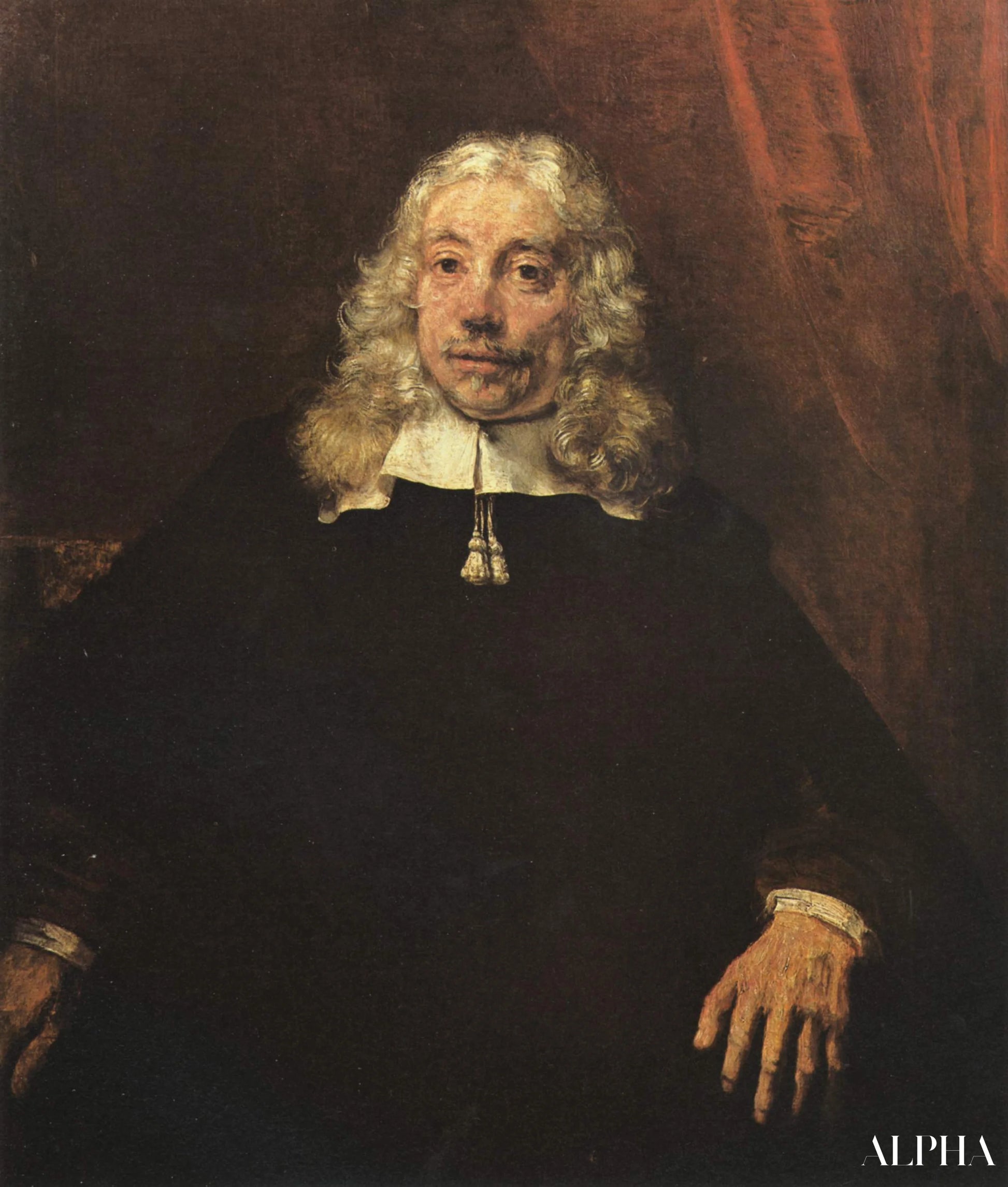 Portret van een oude man - Rembrandt van Rijn - Reproducties van schilderijen en hoogwaardige schilderijen