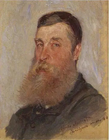 Portret van een Engelse schilder, Bordighera - Claude Monet