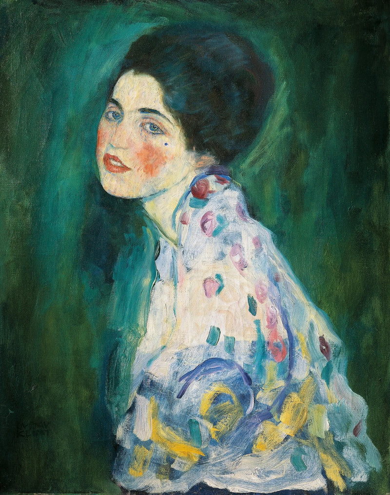 Portret van een Dame - Gustav Klimt