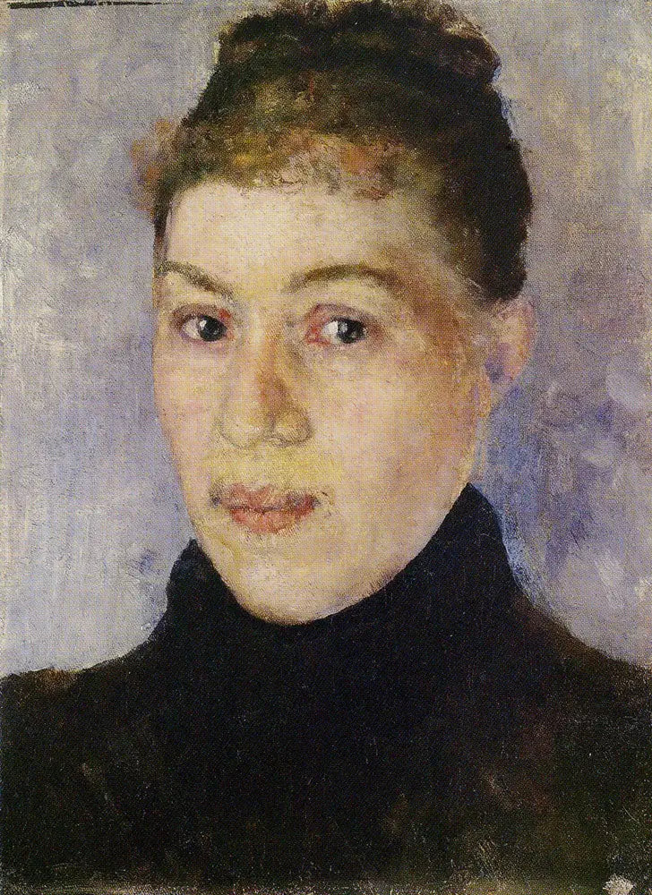 Portret van een vrouw - Edvard Munch