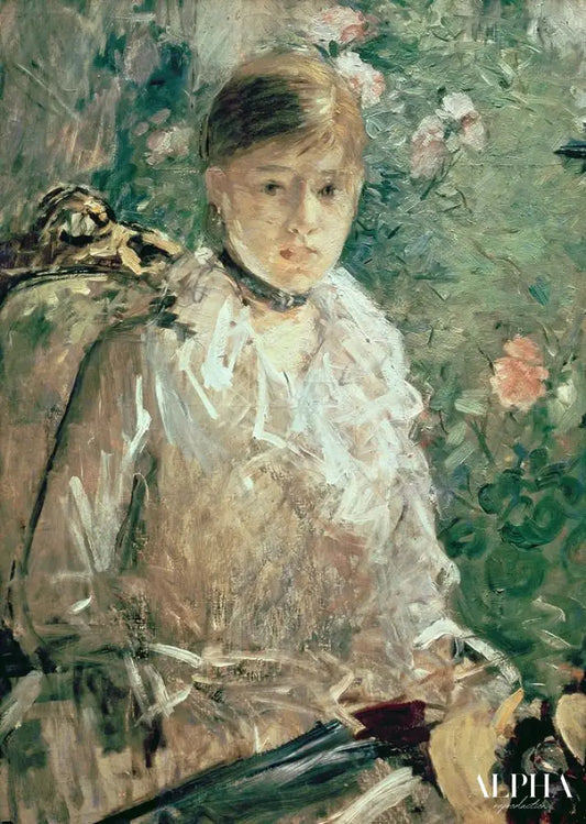 Portrait d'une jeune femme - Edouard Manet - Reproductions de tableaux et peintures haut de gamme