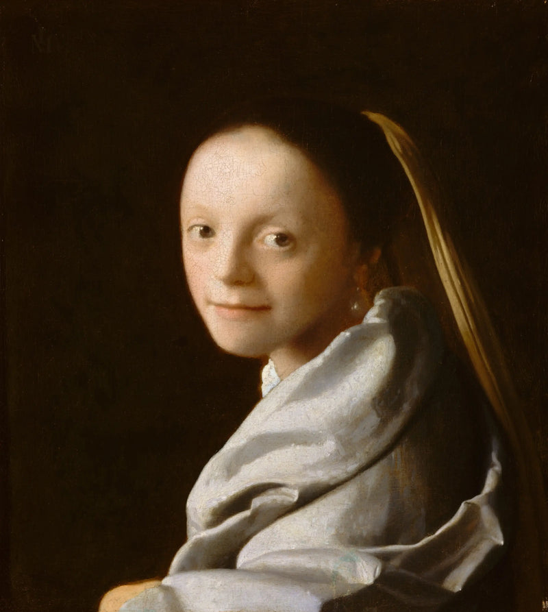 Portret van een jonge vrouw - Johannes Vermeer