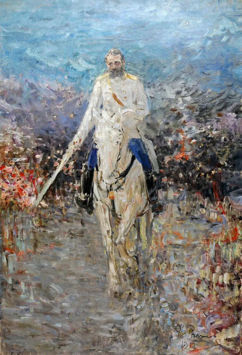 Paardportret van Alexander II - Ilya Repin