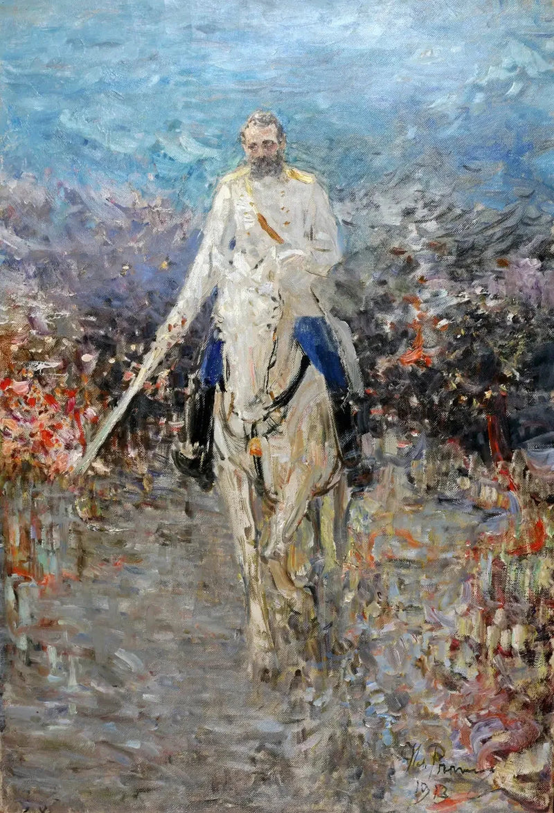 Paardportret van Alexander II - Ilya Repin
