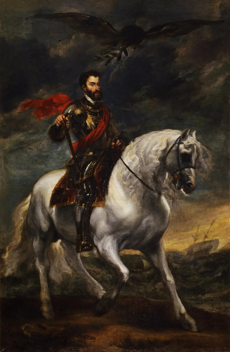 Paardportret van keizer Karel V - Antoine van Dyck

Source:
Portrait équestre de l'empereur Charles Quint - Antoine van Dyck