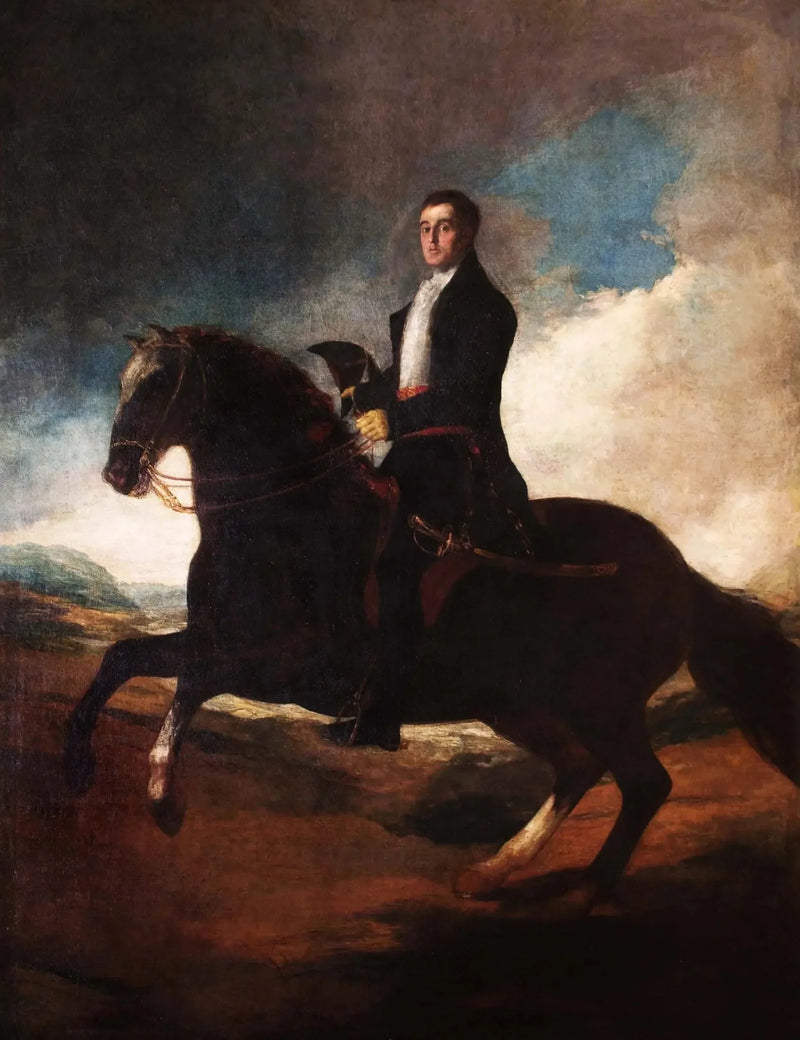 Paardrijportret van de 1e hertog van Wellington - Francisco de Goya