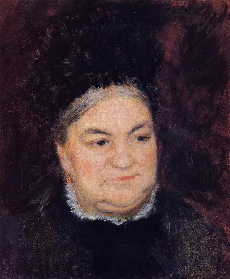 Portret van een oude vrouw (Mevrouw Le Cœur) - Pierre-Auguste Renoir