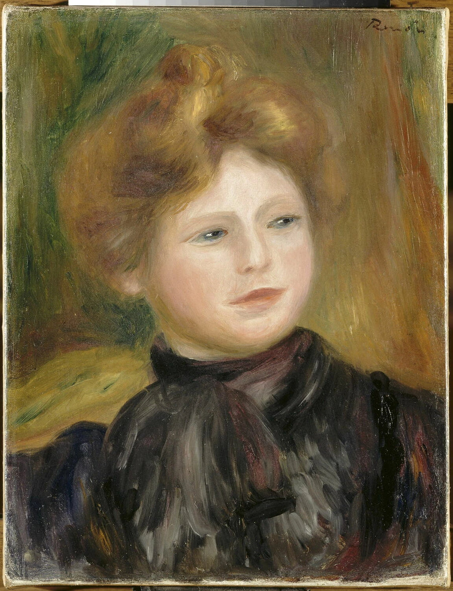 Portrait de femme en buste – Renoir