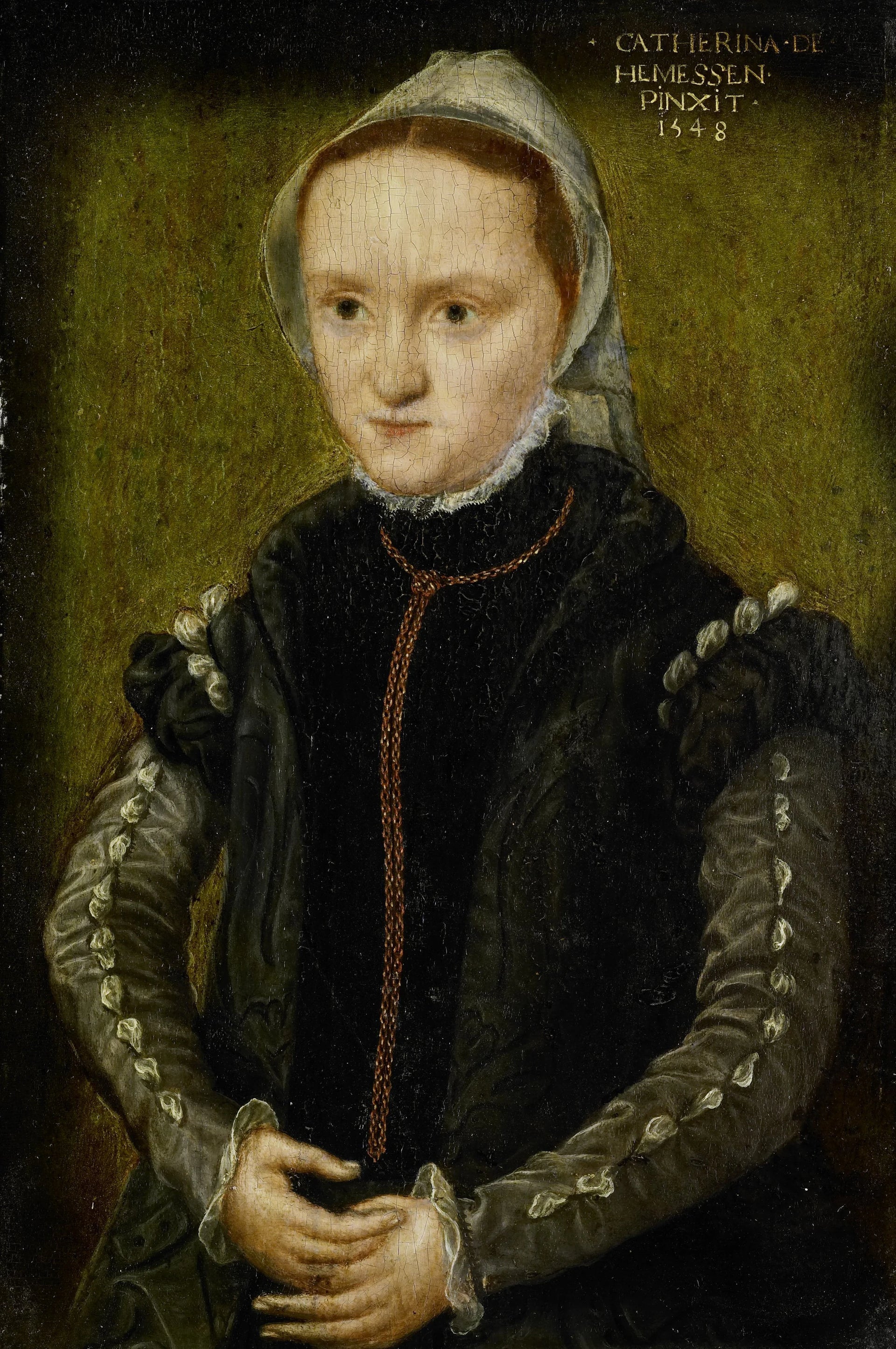 Portrait de femme, probablement un autoportrait - Catharina van Hemessen