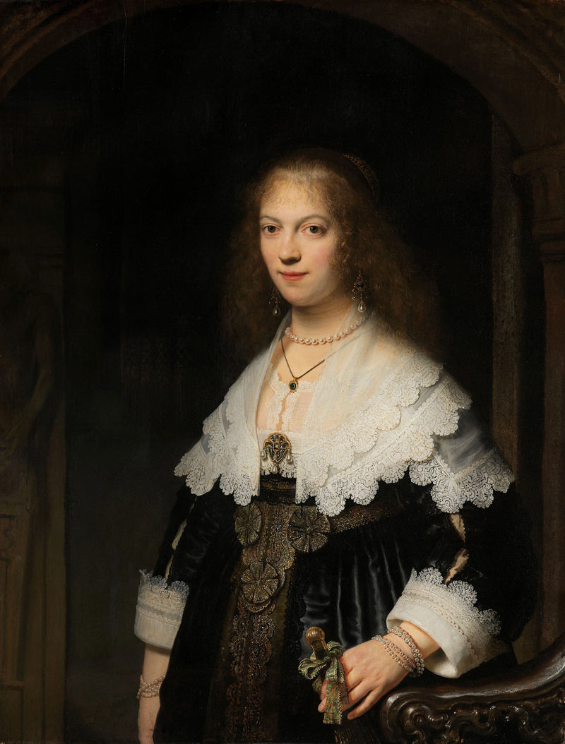 Portret van Maria Trip - Rembrandt