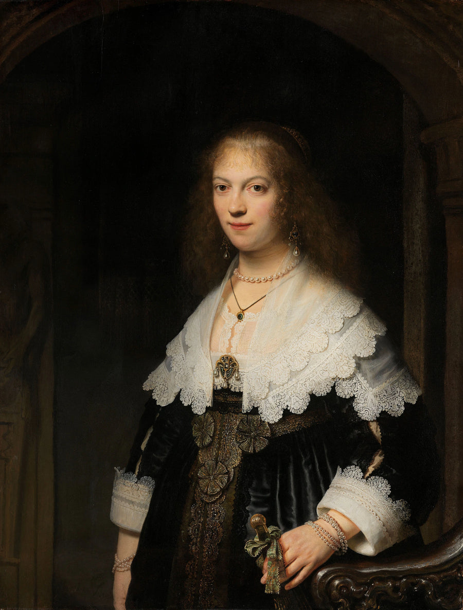 Portret van Maria Trip - Rembrandt