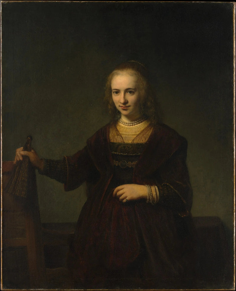 Portret van een vrouw - Rembrandt
