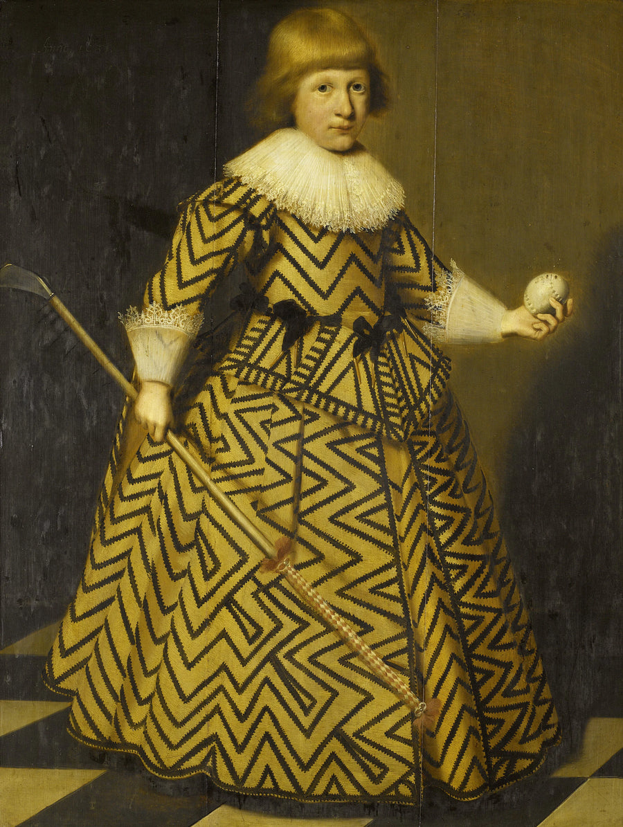 Portrait d'un garçon avec un tire-lait - Wybrand de Geest